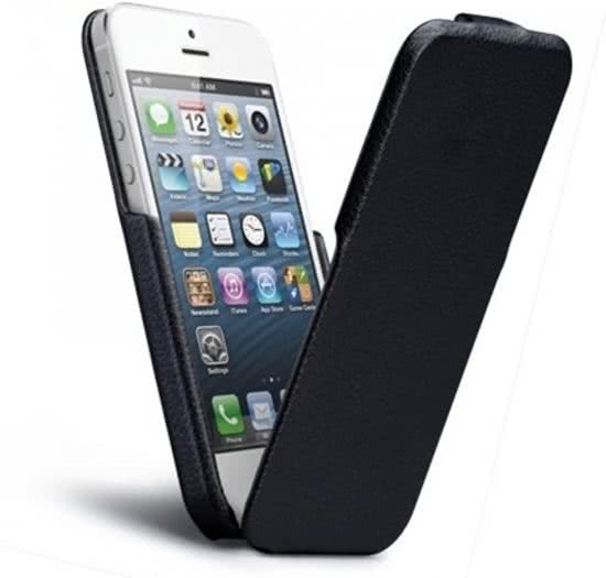 iPhone 5/5s/SE Flip Hoesje Zwart - | Smartphones | Reparaties Accessoires | Telefoons